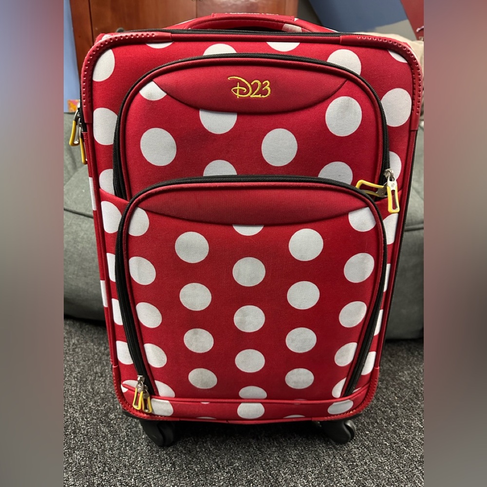 D23 Minnie Mouse American Tourist Suitcase Set